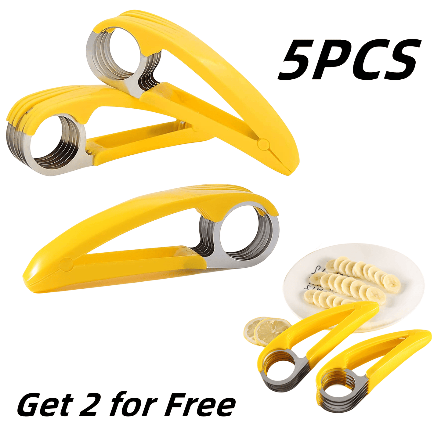 (🔥Last Day Promotion - 50% off) 🍌🍌 Food Manual Slicer