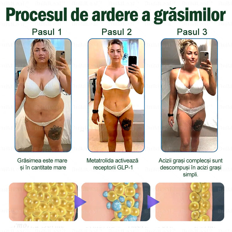 🌿𝑩𝒖𝒊𝒍𝒅𝑳𝒆𝒂𝒇® GLP-1 8-în-1 Fit & Vital Soluție orală – ⏰ O dată pe zi, schimbări vizibile în 7 zile / Pentru obezitate, sănătatea inimii și a sistemului cardiovascular, diabet, apnee de somn, sănătatea intestinelor, probleme articulare și multe altele.🍀